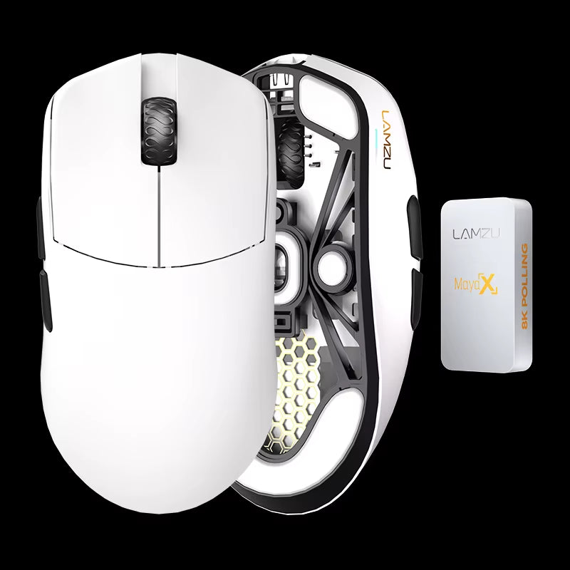 MAYA X Gaming Mouse (8K Dongle Included, Web Driver Compatible)