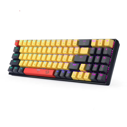 K688 Gaming Mechanical Keyboard RGB Backlit 78 Keys Swith Anti-Dust Proof Switches Hot Swappable Ergonomic for PC Gamer