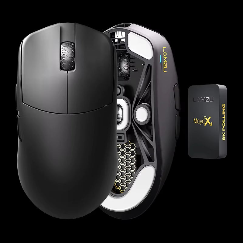 MAYA X Gaming Mouse (8K Dongle Included, Web Driver Compatible)