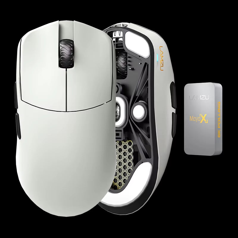MAYA X Gaming Mouse (8K Dongle Included, Web Driver Compatible)