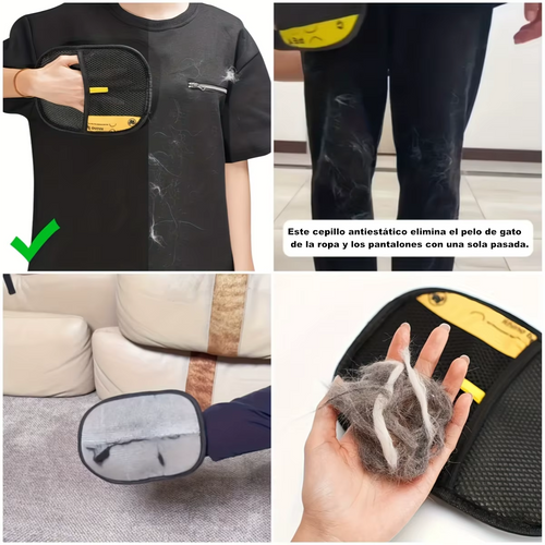 Guantes para depilación de mascotas, cepillos, herramienta para quitar el pelo de perros y gatos.